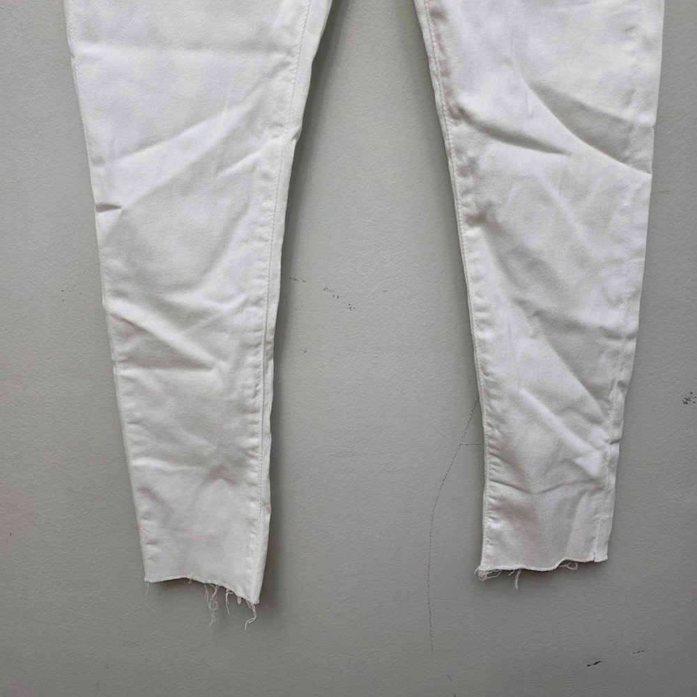 AG Adriano Goldschmied Farrah Skinny Ankle Jeans Womens 25 White High Rise - Picture 3 of 12